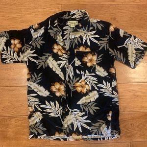Silk tropical Hawaiian shirt